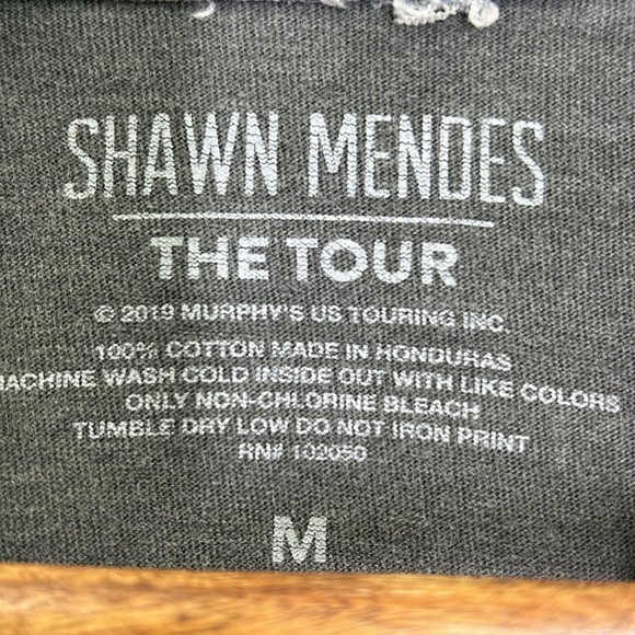 Urban Outfitters - Shawn Mendes Tour Doodle Long Sleeve T Shirt Size Medium - Picture 9 of 11